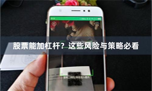 股票能加杠杆？这些风险与策略必看
